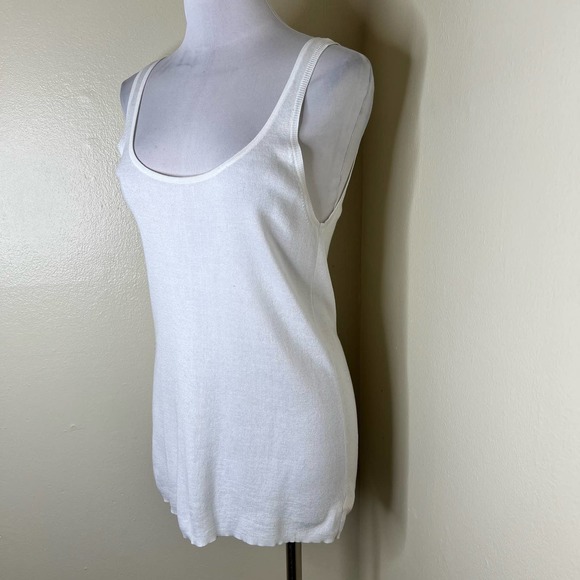 White + Warren White Tank Top - Picture 2 of 7